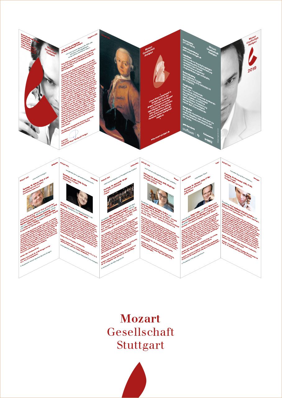 Mozart Gesellschaft Stuttgart Corporate Design Logo Engenhart #engenhart #engenhartdesings #engenhartbrands